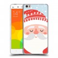 Дизайнерский пластиковый чехол для Xiaomi Mi Note  Новогоднее смешенное