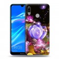 Дизайнерский пластиковый чехол для Huawei Y6 (2019) Абстракции Фрактал