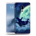 Дизайнерский пластиковый чехол для Meizu 16th Plus новогодний принт