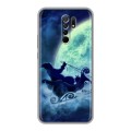 Дизайнерский силиконовый чехол для Xiaomi RedMi 9 новогодний принт