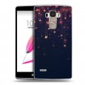 Дизайнерский пластиковый чехол для LG G4 Stylus новогодний принт