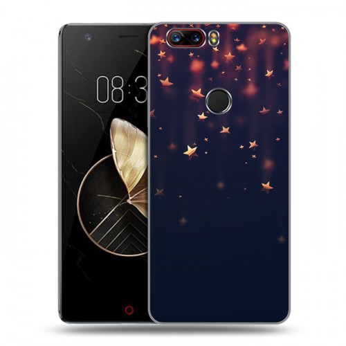 Дизайнерский пластиковый чехол для ZTE Nubia Z17 новогодний принт