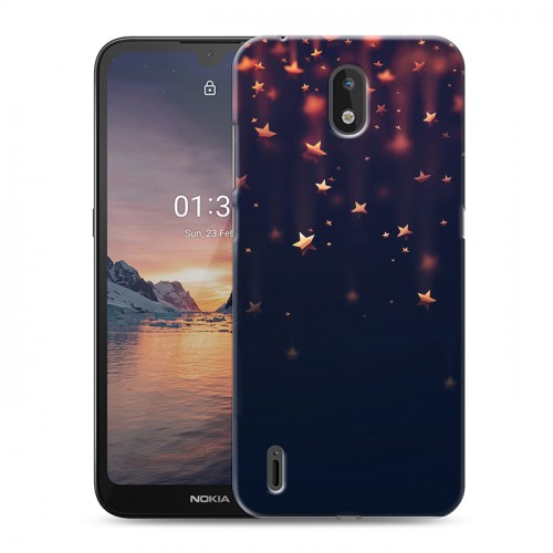 Дизайнерский силиконовый чехол для Nokia 1.3 новогодний принт