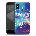 Дизайнерский пластиковый чехол для Xiaomi Mi8 SE новогодний принт