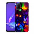 Дизайнерский пластиковый чехол для OPPO A52 новогодний принт