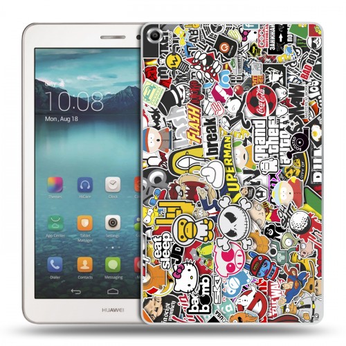 Дизайнерский силиконовый чехол для Huawei MediaPad T1 8.0 бренд