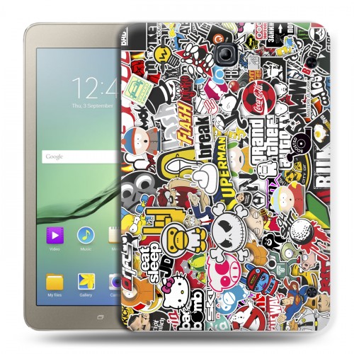 Дизайнерский силиконовый чехол для Samsung Galaxy Tab S2 8.0 бренд