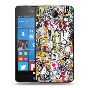 Дизайнерский силиконовый чехол для Microsoft Lumia 650 бренд (на заказ)
