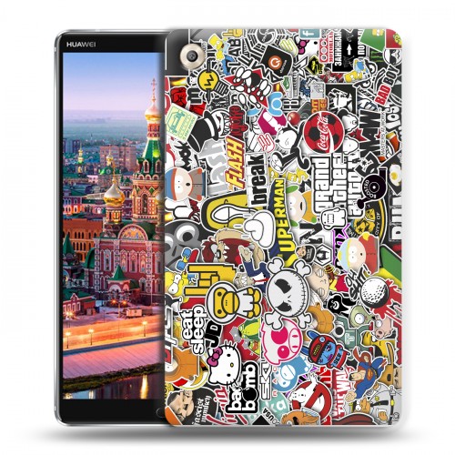 Дизайнерский пластиковый чехол для Huawei MediaPad M5 8.4 бренд