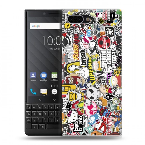 Дизайнерский пластиковый чехол для BlackBerry KEY2 бренд