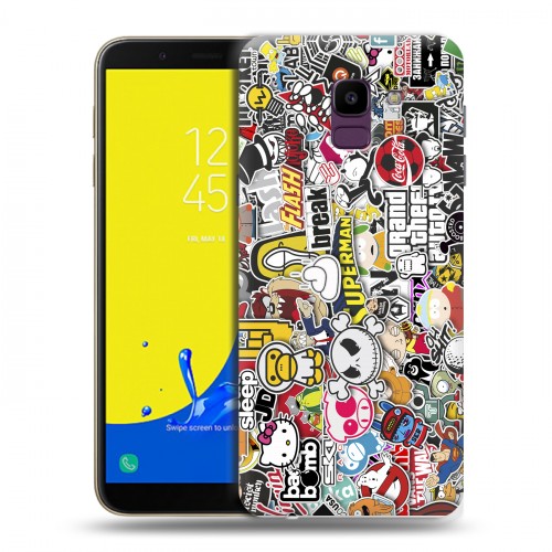 Дизайнерский пластиковый чехол для Samsung Galaxy J6 бренд
