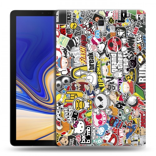 Дизайнерский силиконовый чехол для Samsung Galaxy Tab S4 бренд