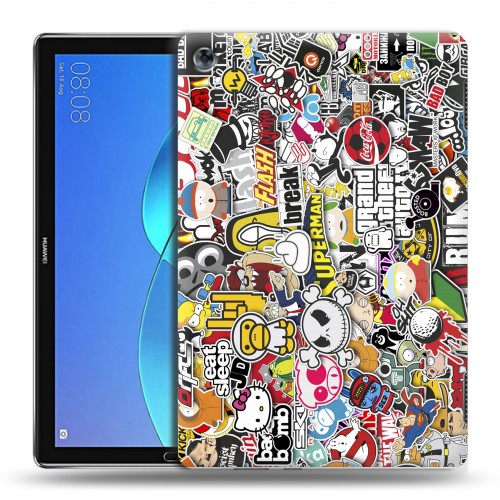 Дизайнерский силиконовый чехол для Huawei MediaPad M5 Lite бренд