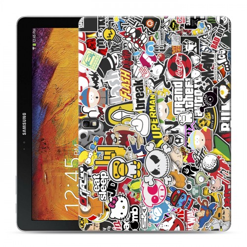 Дизайнерский силиконовый чехол для Samsung Galaxy Note 10.1 2014 editon бренд