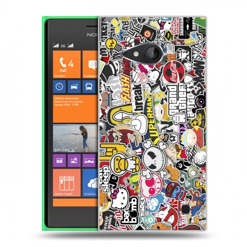 Дизайнерский пластиковый чехол для Nokia Lumia 730/735 бренд