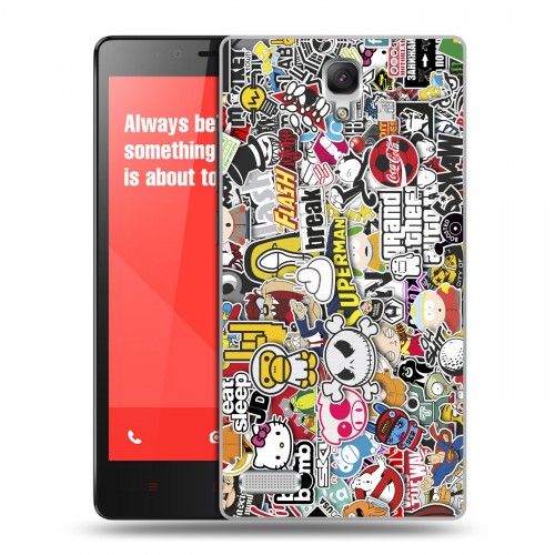 Дизайнерский пластиковый чехол для Xiaomi RedMi Note бренд