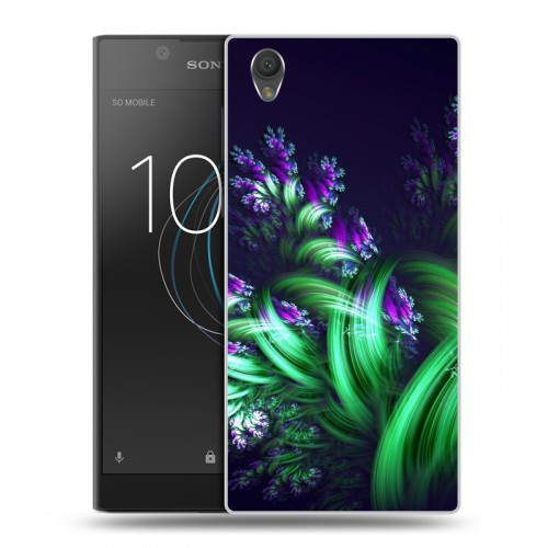 Дизайнерский пластиковый чехол для Sony Xperia L1 Абстракции Фрактал