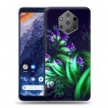 Дизайнерский силиконовый чехол для Nokia 9 PureView Абстракции Фрактал