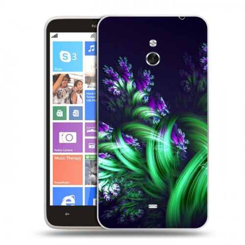 Дизайнерский пластиковый чехол для Nokia Lumia 1320 Абстракции Фрактал