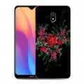 Дизайнерский силиконовый с усиленными углами чехол для Xiaomi RedMi 8A Абстракции Фрактал