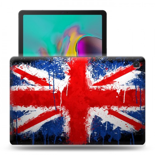 Дизайнерский силиконовый чехол для Samsung Galaxy Tab S5e флаг Британии