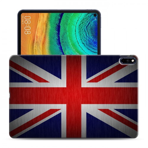 Дизайнерский силиконовый с усиленными углами чехол для Huawei MatePad Pro флаг Британии