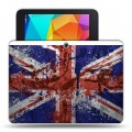 Дизайнерский силиконовый чехол для Samsung Galaxy Tab 4 10.1 флаг Британии