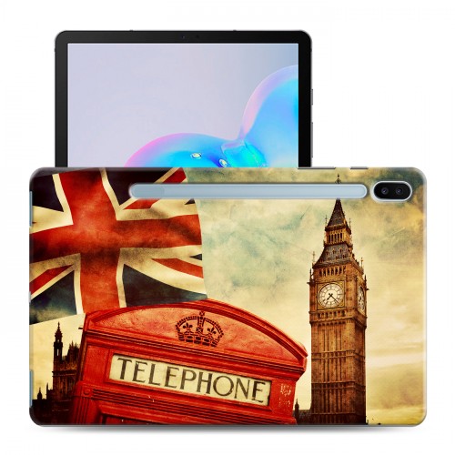 Дизайнерский силиконовый чехол для Samsung Galaxy Tab S6 флаг Британии