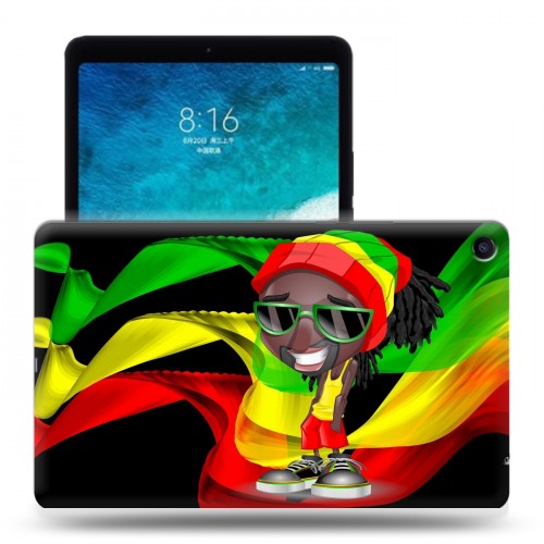Дизайнерский силиконовый чехол для Xiaomi Mi Pad 4 Plus флаг Раста