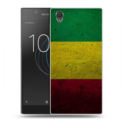 Дизайнерский пластиковый чехол для Sony Xperia L1 флаг Раста