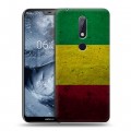 Дизайнерский силиконовый чехол для Nokia 6.1 Plus флаг Раста