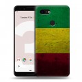 Дизайнерский пластиковый чехол для Google Pixel 3 флаг Раста