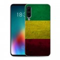 Дизайнерский силиконовый чехол для Meizu 16T флаг Раста