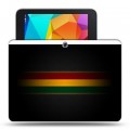 Дизайнерский силиконовый чехол для Samsung Galaxy Tab 4 10.1 флаг Раста