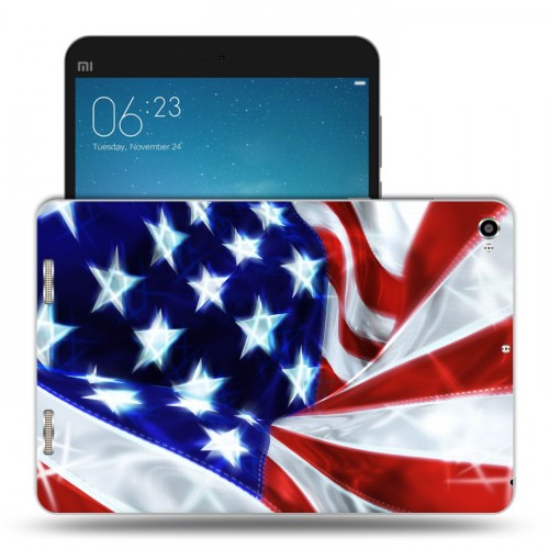 Дизайнерский силиконовый чехол для Xiaomi Mi Pad 2 флаг сша