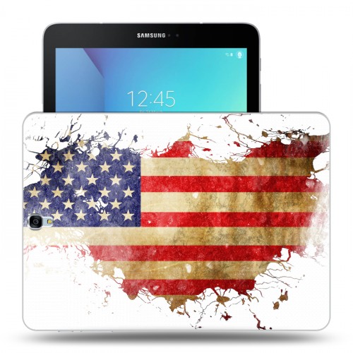 Дизайнерский силиконовый чехол для Samsung Galaxy Tab S3 флаг сша