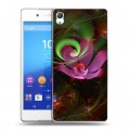 Дизайнерский пластиковый чехол для Sony Xperia Z3+ Абстракции Фрактал