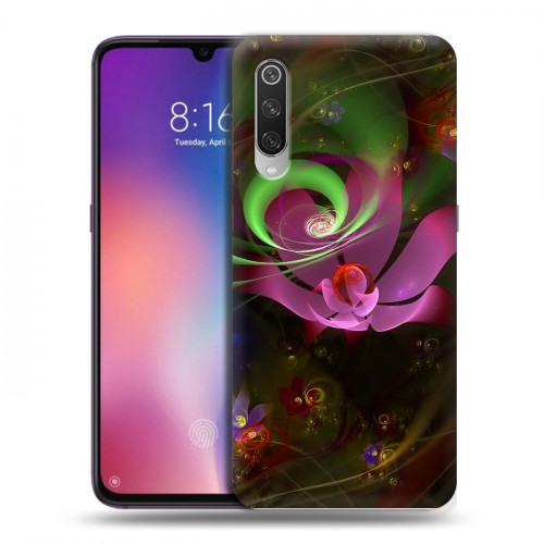 Дизайнерский силиконовый с усиленными углами чехол для Xiaomi Mi9 Абстракции Фрактал