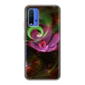 Дизайнерский силиконовый чехол для Xiaomi RedMi 9T Абстракции Фрактал