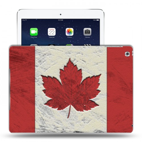 Дизайнерский силиконовый чехол для Ipad (2017) флаг канады