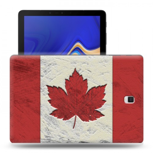 Дизайнерский силиконовый чехол для Samsung Galaxy Tab S4 флаг канады