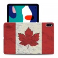 Дизайнерский силиконовый с усиленными углами чехол для Huawei MatePad флаг канады