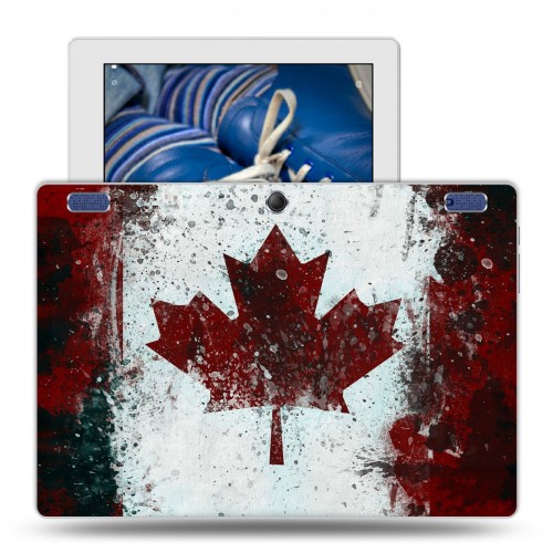Дизайнерский силиконовый чехол для Lenovo Tab 2 A10-30 флаг канады