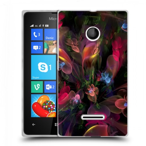 Дизайнерский пластиковый чехол для Microsoft Lumia 435 Абстракции Фрактал