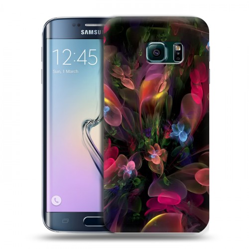 Дизайнерский пластиковый чехол для Samsung Galaxy S6 Edge Абстракции Фрактал