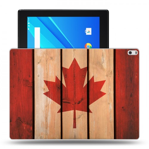 Дизайнерский силиконовый чехол для Lenovo Tab 4 10 Plus флаг канады