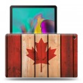 Дизайнерский силиконовый чехол для Samsung Galaxy Tab A 10.1 (2019) флаг канады