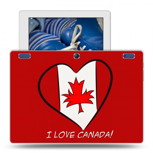 Дизайнерский силиконовый чехол для Lenovo Tab 2 A10-30 флаг канады