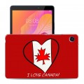 Дизайнерский силиконовый чехол для Huawei MatePad T8 флаг канады