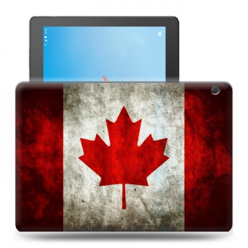 Дизайнерский силиконовый чехол для Lenovo Tab M10 флаг канады